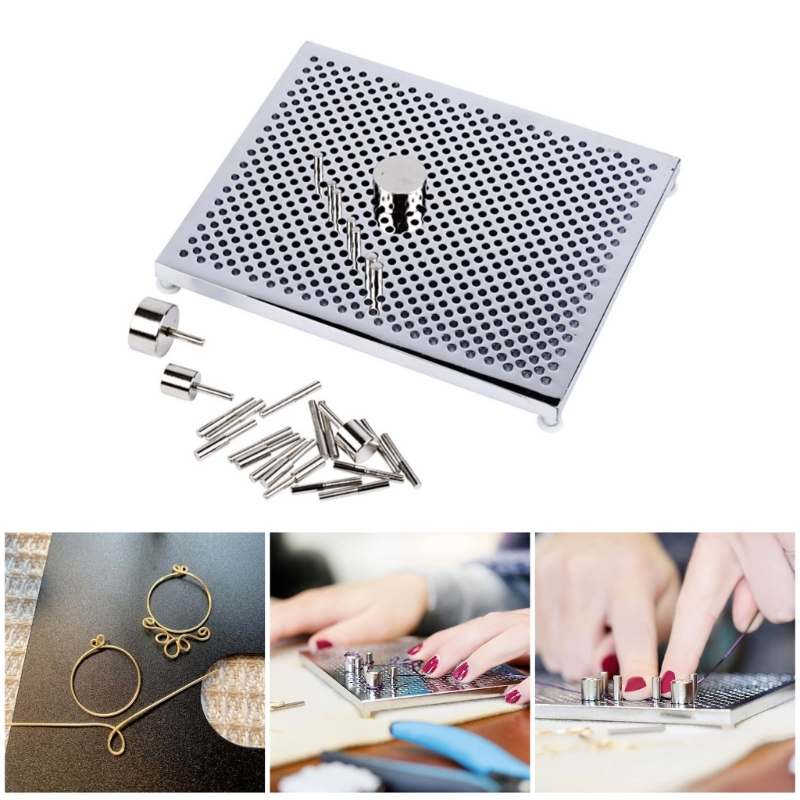 Wire Jewelry Making Jig - مجموعة أدوات لف الأسلاك لصناعة المجوهرات،