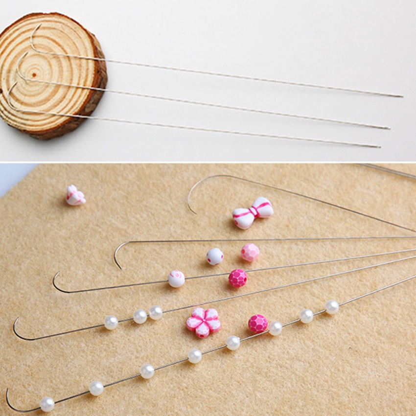 Jewelry Making Eye Pins - 3 قطعة الفولاذ المقاوم للصدأ منحني