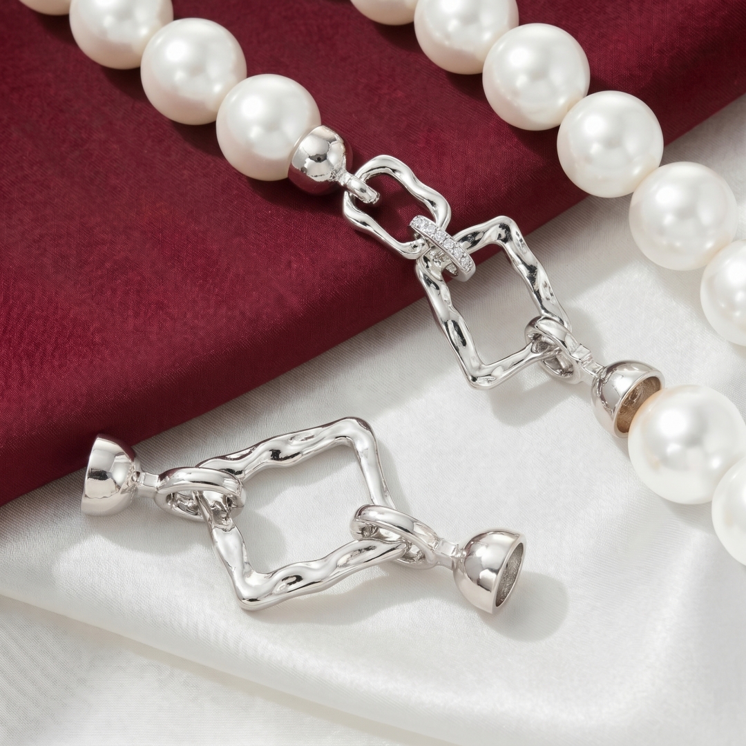 Jewelry Making Class - مشابك زركون للأساور والإكسسوارات، موصلات مطلية