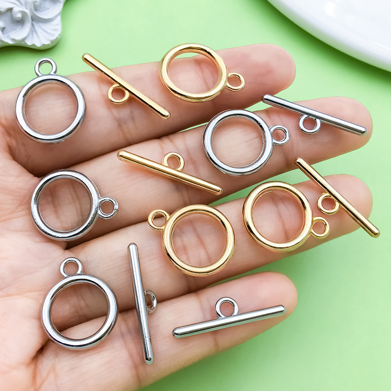 20 قطعة من أبازيم السبائك، أبا - مراجعة Jewelry Making Class وسعره