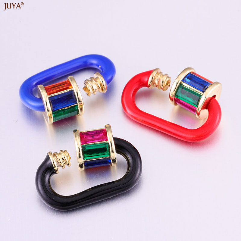 مشبك كاربينر من المينا الكريست - مراجعة Jewelry Making Class وسعره