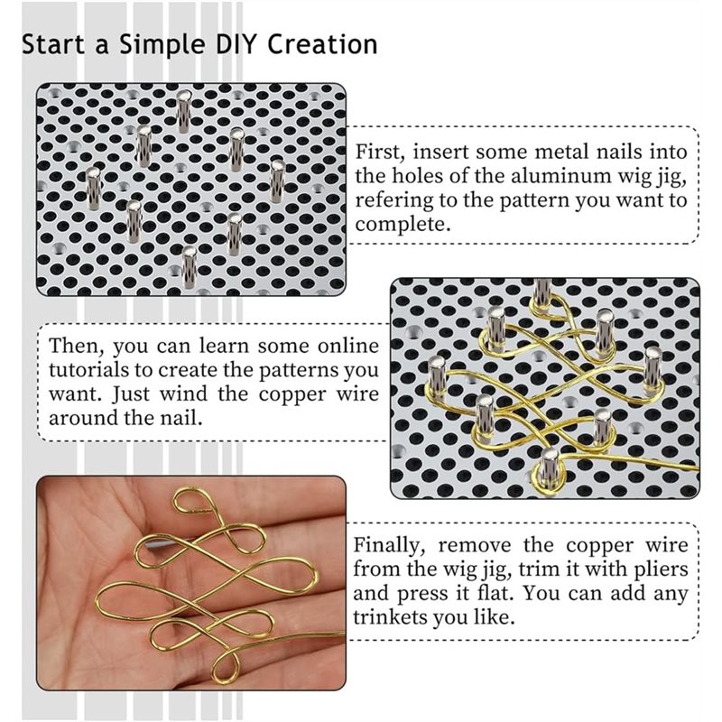 【بينما يدوم المخزون】أداة ثني ا - مراجعة Wire Jewelry Making Jig وسعره