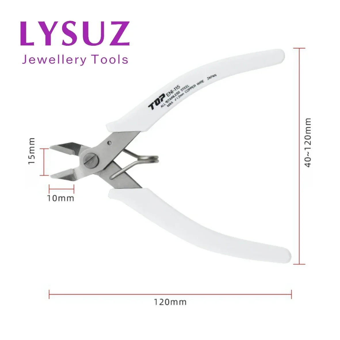 اليابان TOP ENI-115 كماشة جانب - مراجعة Jewelry Making Pliers وسعره