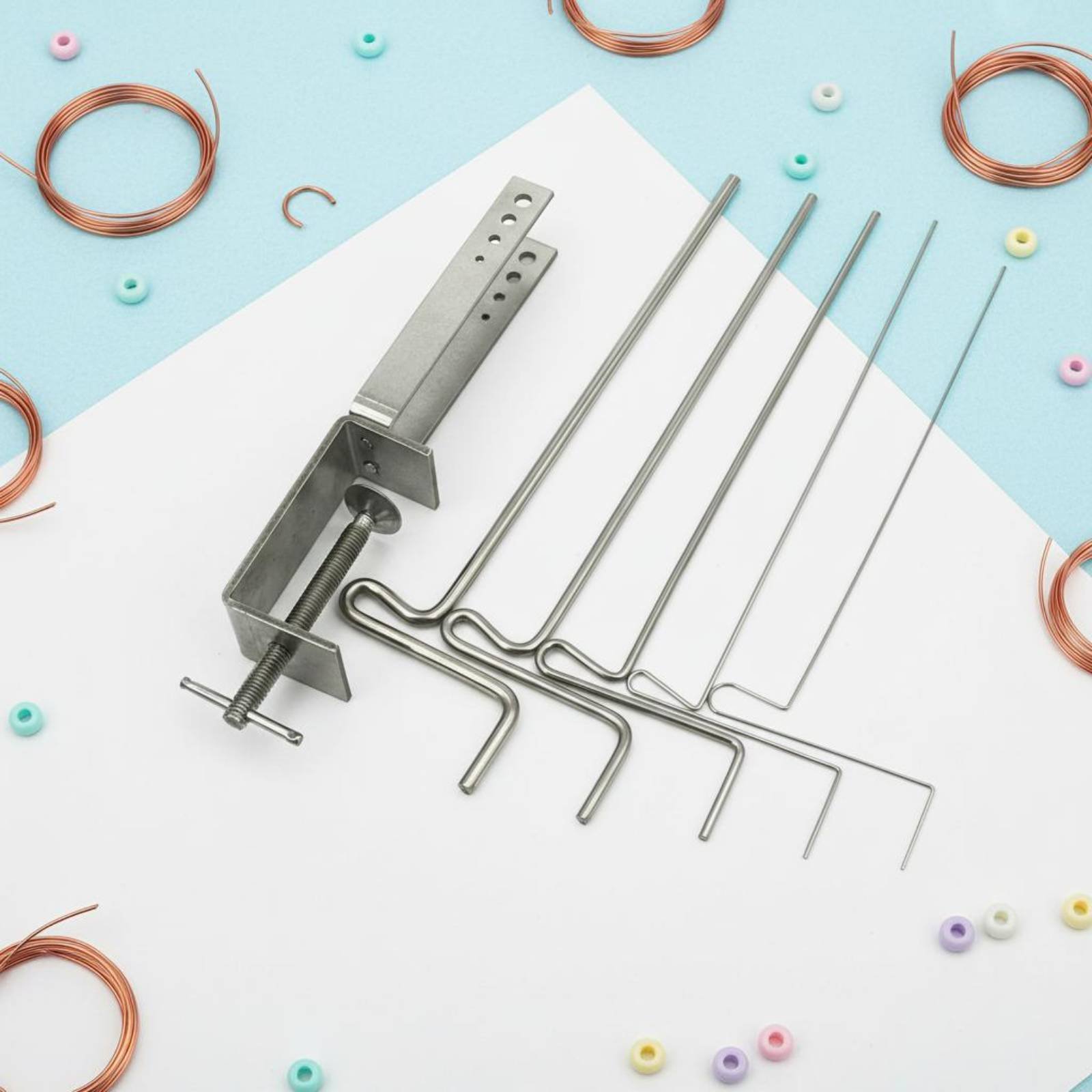 مجموعة أدوات لف الأسلاك مع 5 ق - مراجعة Wire Jewelry Making Jig وسعره