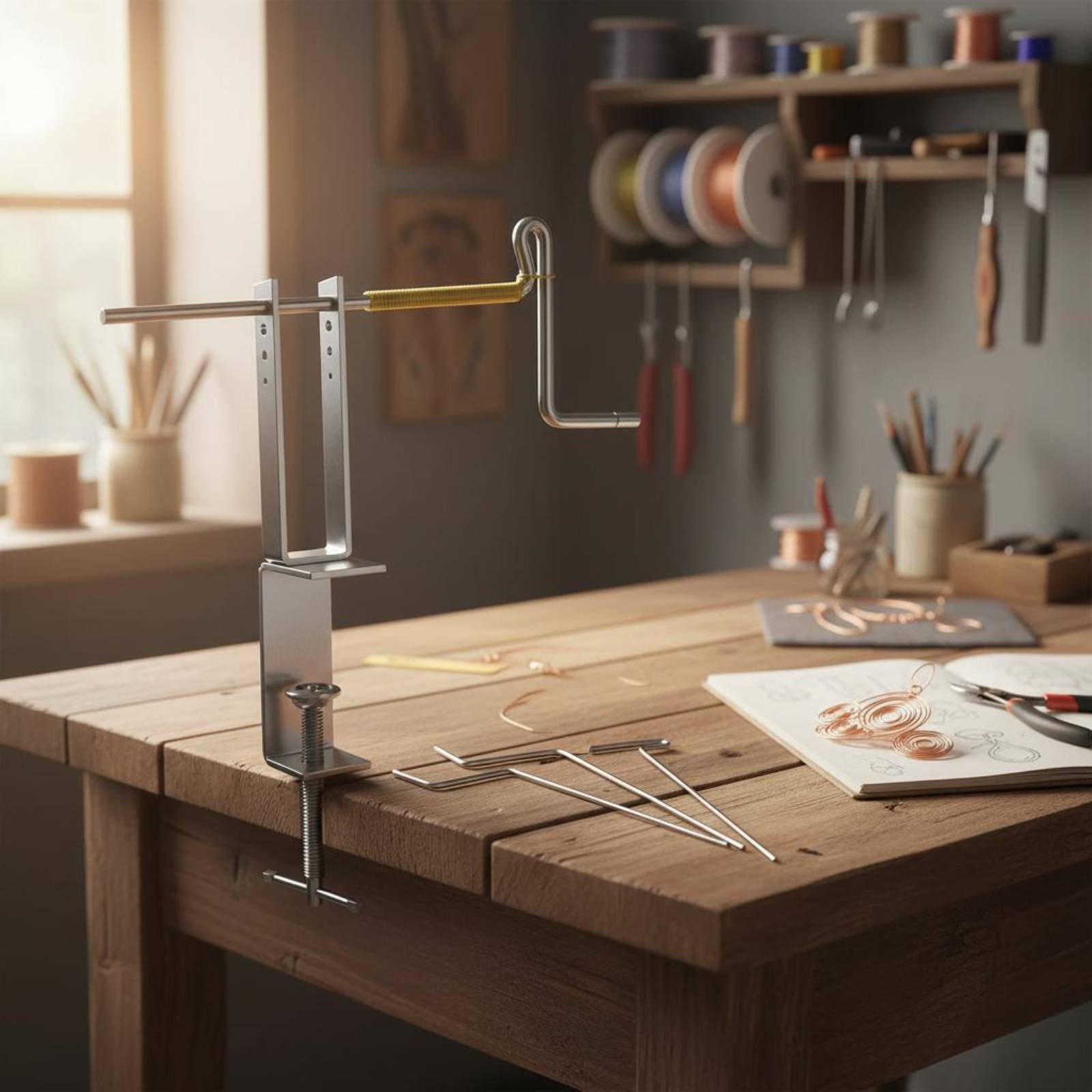 مجموعة أدوات لف الأسلاك مع 5 ق - مراجعة Wire Jewelry Making Jig وسعره
