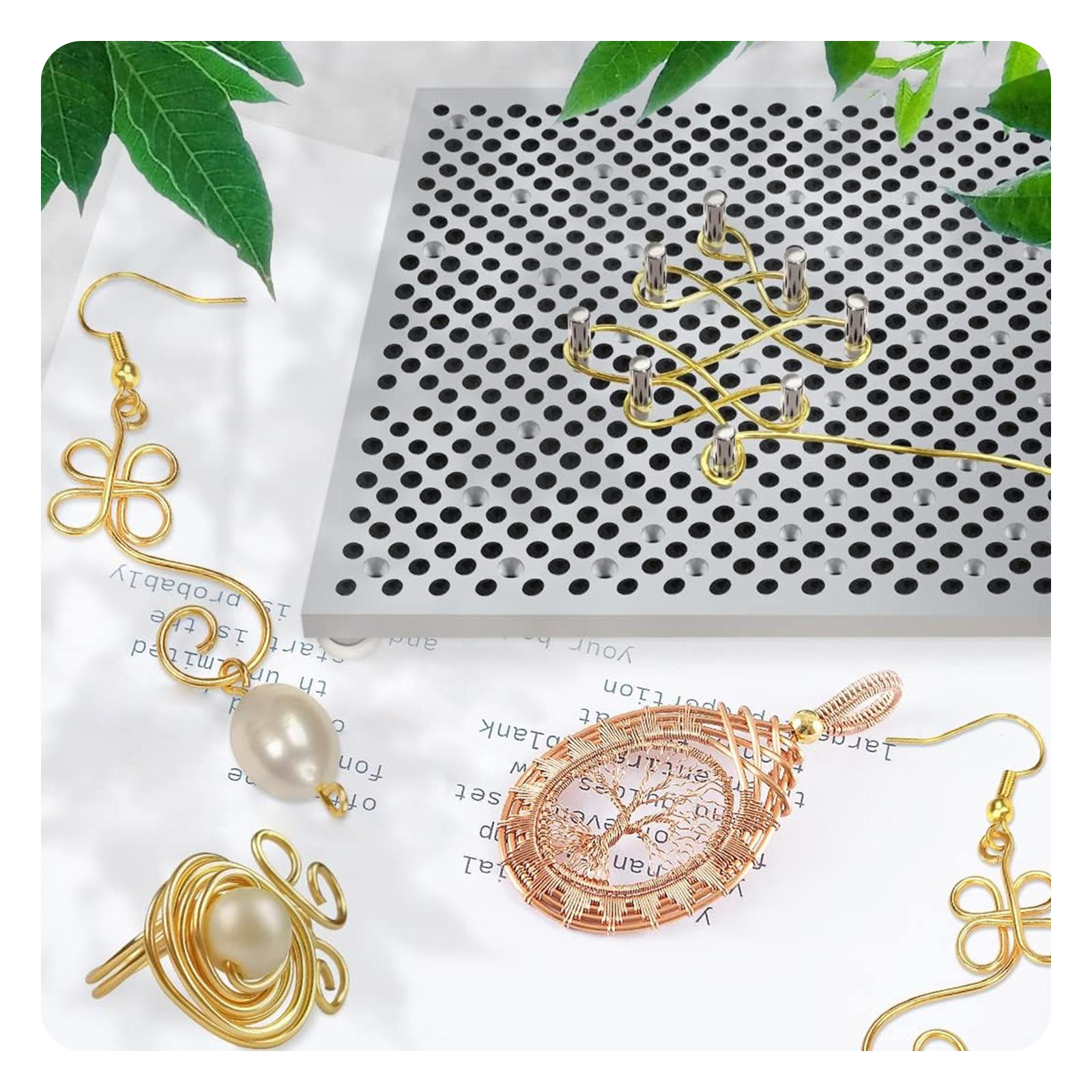 مجموعة أدوات صنع المجوهرات الم - مراجعة Wire Jewelry Making Jig وسعره