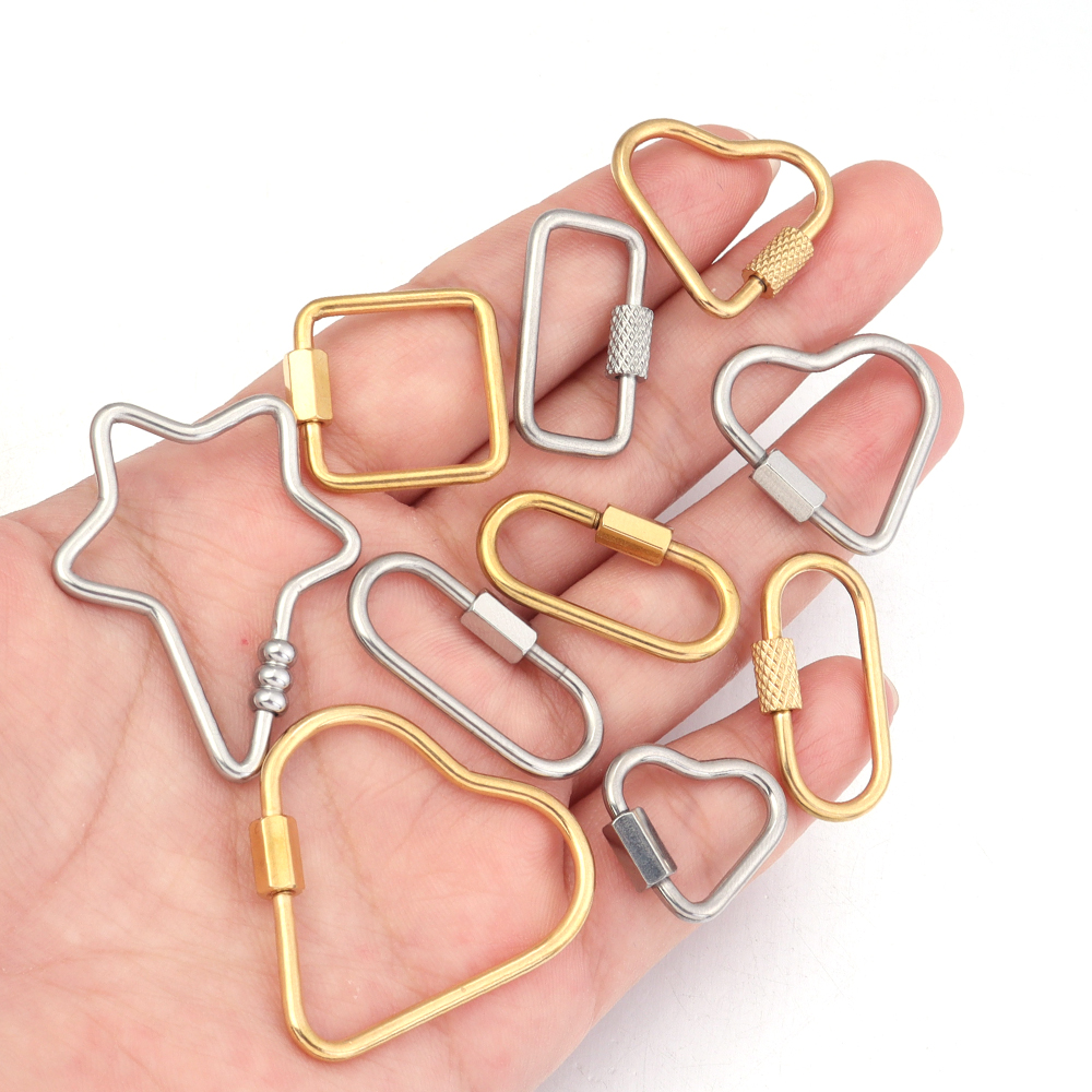 2pcs الذهب الفولاذ المقاوم للص - مراجعة Jewelry Making Class وسعره