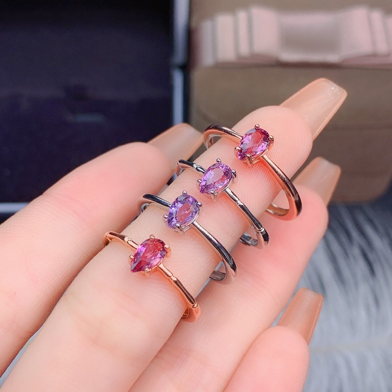 خاتم الإسبنيل الطبيعي للنساء ص - مراجعة Jewelry Making University وسعره