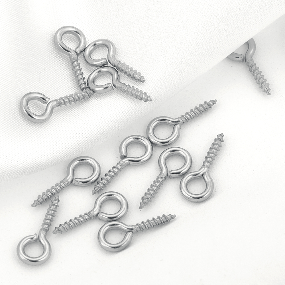 100 قطعة/الوحدة الفولاذ المقاو - مراجعة Jewelry Making Eye Pins وسعره