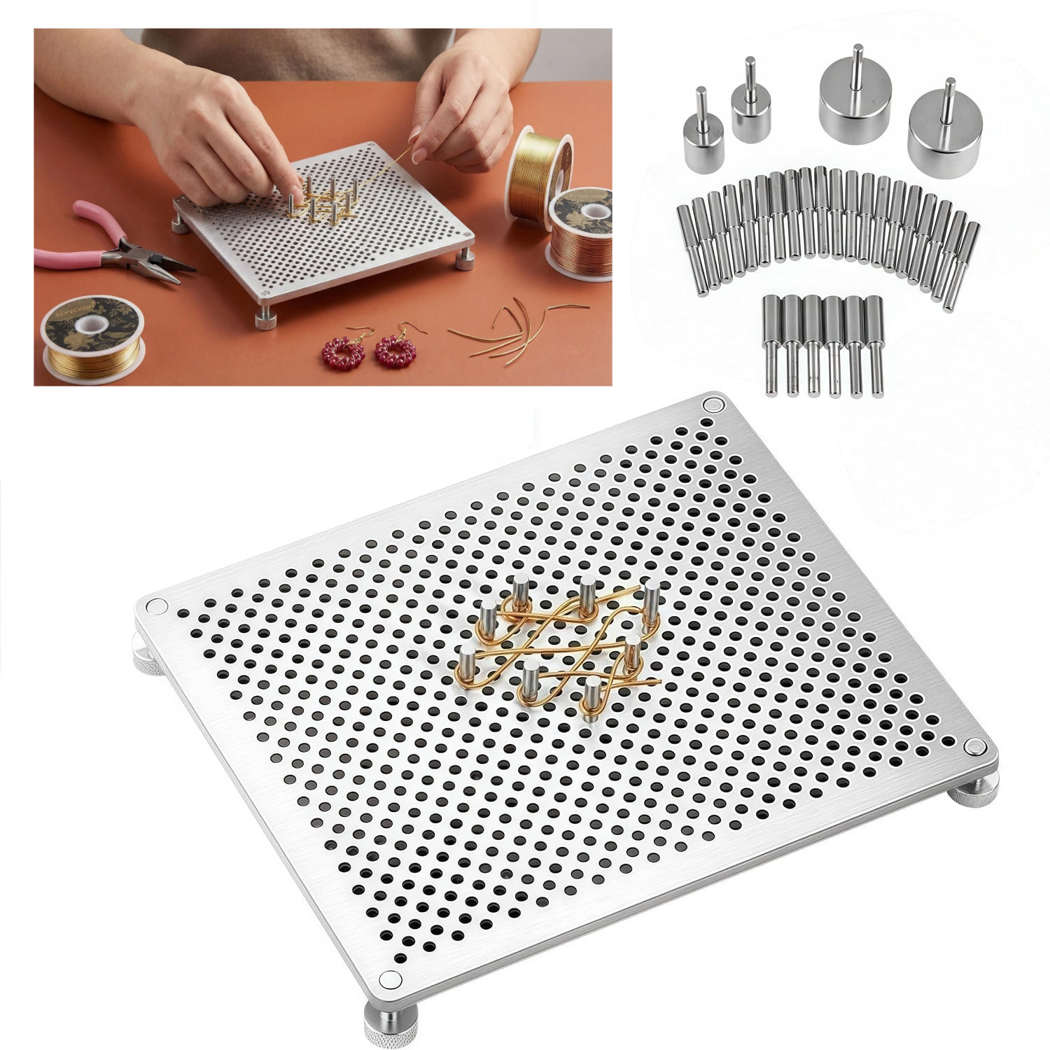 أداة ثني الأسلاك القابلة للتعد - مراجعة Wire Jewelry Making Jig وسعره