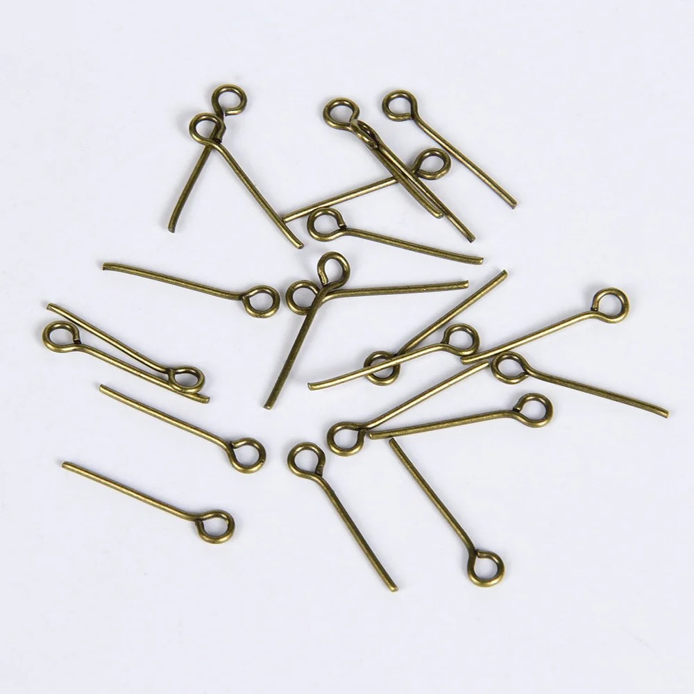 200 قطعة من إبر الخرز المعدنية - مراجعة Jewelry Making Eye Pins وسعره