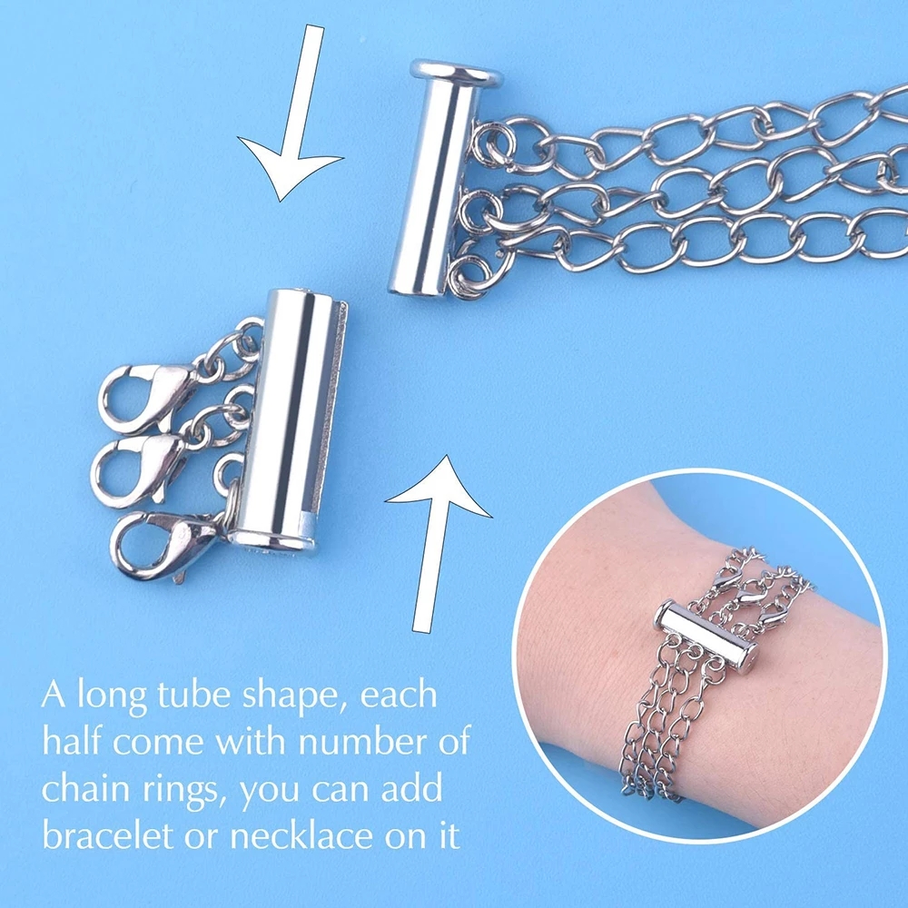 2 قطعة قلادة متعددة حبلا طبقة  - مراجعة Jewelry Making Class وسعره