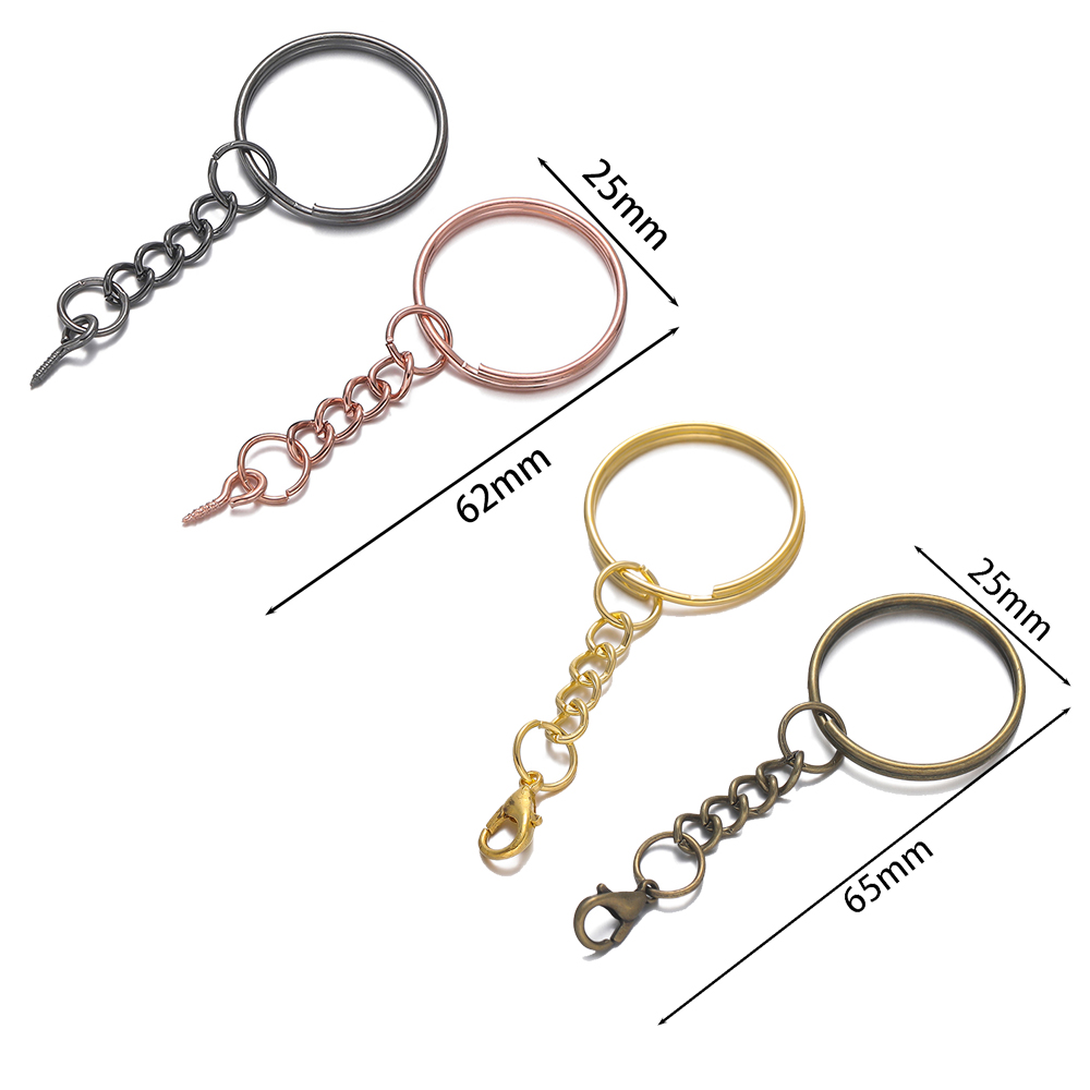 10 قطع/مجموعة حلقات مفاتيح دائ - مراجعة Jewelry Making A Ring وسعره
